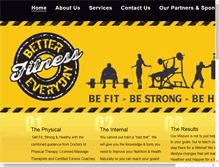 Tablet Screenshot of bettereverydayfitness.biz